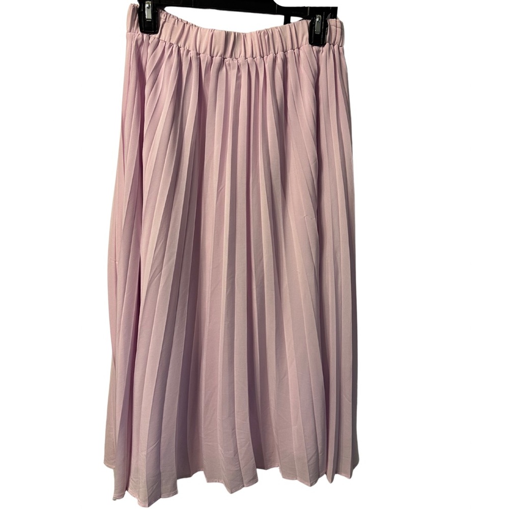 Lavender Pleated Skirt